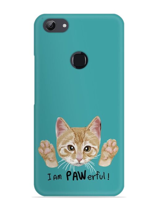 Typography Slogan Cat Snap Case for Vivo Y81