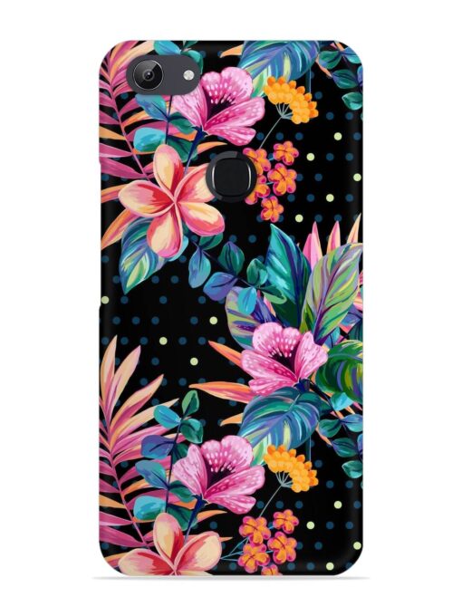 Seamless Floral Pattern Snap Case for Vivo Y81 Zapvi