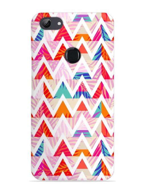 Abstract Triangle Background Snap Case for Vivo Y81 Zapvi