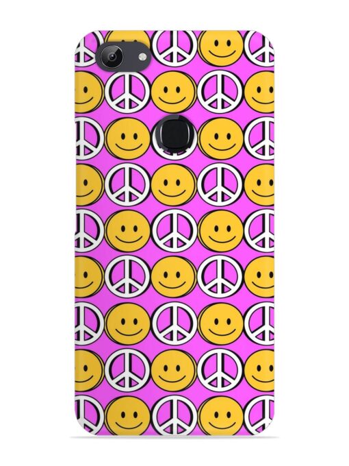 Smiley Face Peace Snap Case for Vivo Y81 Zapvi