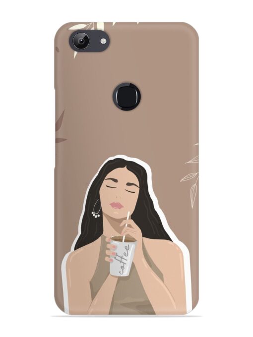 Girl With Coffee Snap Case for Vivo Y81