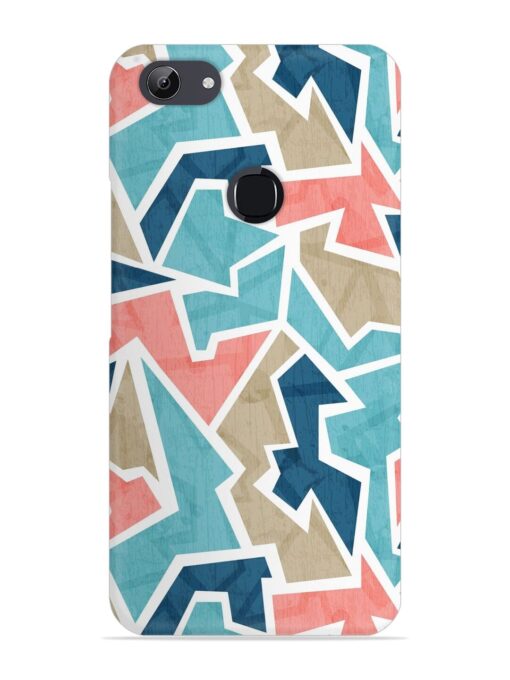 Vintage Geometric Triangle Snap Case for Vivo Y81 Zapvi