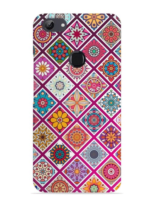 Seamless Tile Pattern Snap Case for Vivo Y81 Zapvi