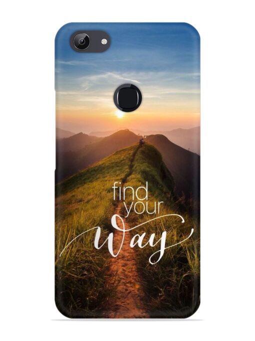 Find Your Way Snap Case for Vivo Y81 Zapvi