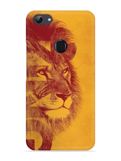 Gold Lion Crown Art Snap Case for Vivo Y81 Zapvi