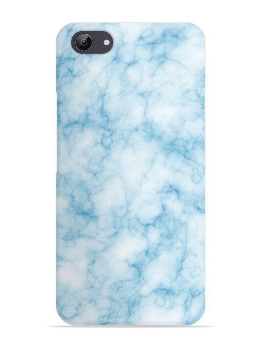 Blue White Natural Marble Snap Case for Vivo Y81I Zapvi