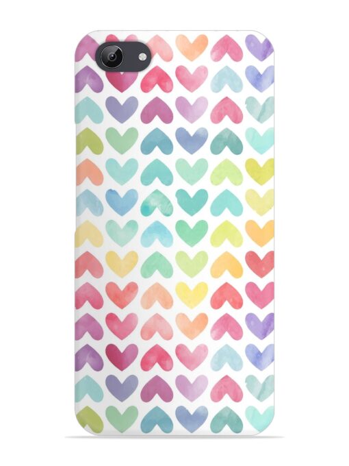 Seamless Colorful Watercolor Snap Case for Vivo Y81I Zapvi