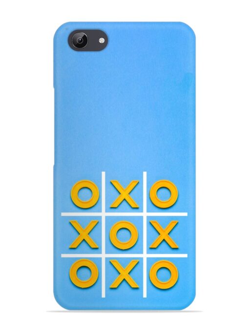 Yellow Plastic Crosses Snap Case for Vivo Y81I Zapvi