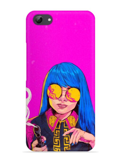 Aesthetic Anime Girl Snap Case for Vivo Y81I Zapvi