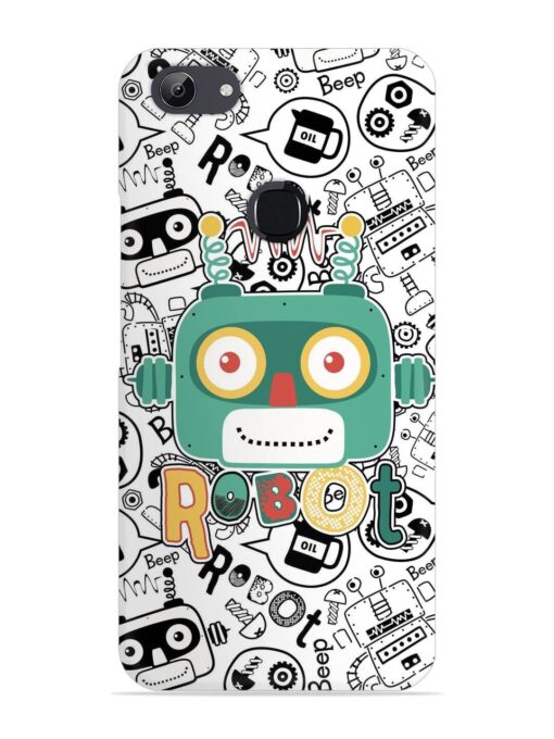 Robot Modern Seamless Pattern Snap Case for Vivo Y83