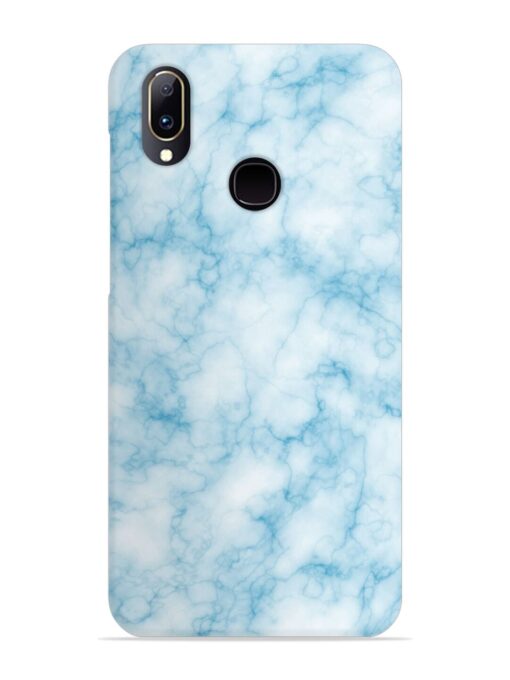 Blue White Natural Marble Snap Case for Vivo Y83 Pro Zapvi