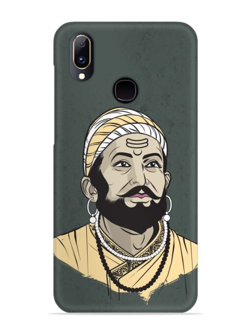 Shivaji Maharaj Vector Art Snap Case for Vivo Y83 Pro Zapvi