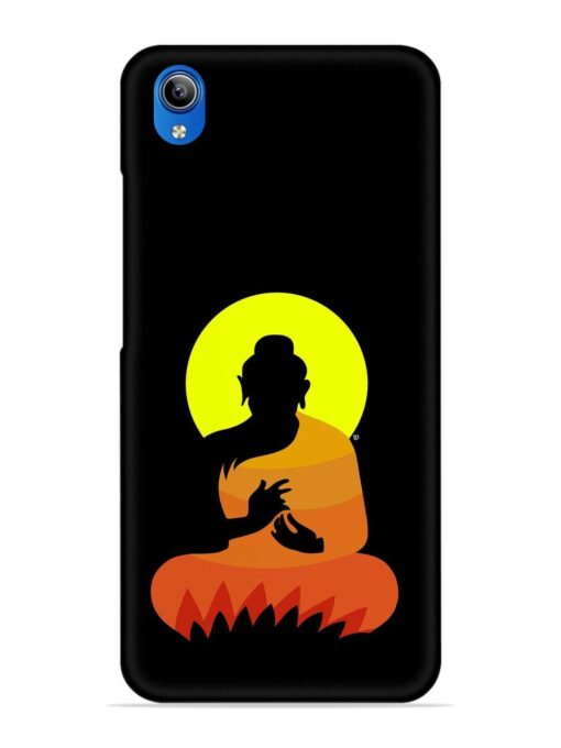 Buddha Art Black Snap Case for Vivo Y90 Zapvi