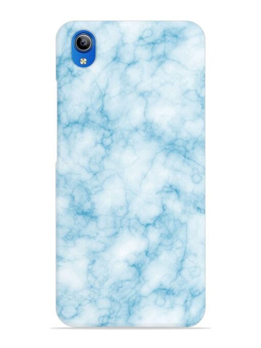 Blue White Natural Marble Snap Case for Vivo Y90 Zapvi