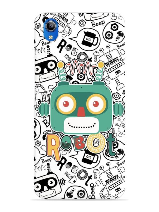 Robot Modern Seamless Pattern Snap Case for Vivo Y90