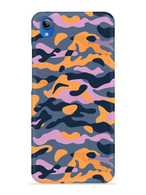 Camouflage Army Military English Orange Art Snap Case for Vivo Y90 Zapvi