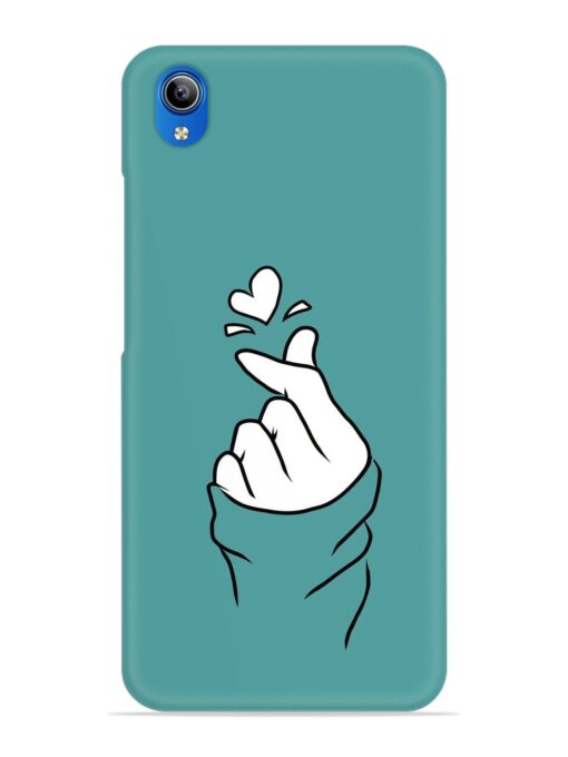 Korean Heart Sign Art Snap Case for Vivo Y90