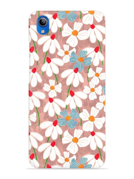 Abstract Petal Flowers Snap Case for Vivo Y90 Zapvi