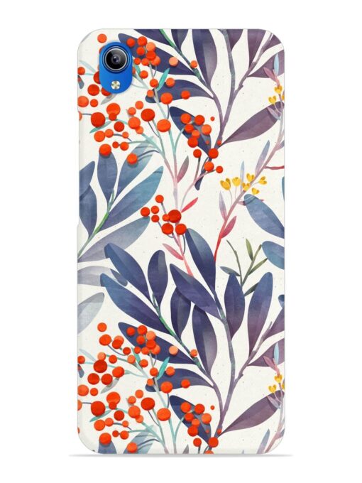 Seamless Floral Pattern Snap Case for Vivo Y90 Zapvi