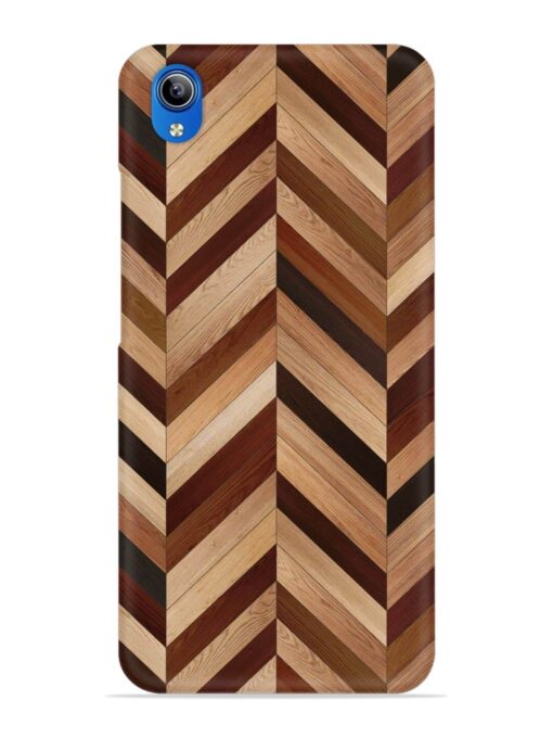 Seamless Wood Parquet Snap Case for Vivo Y90 Zapvi