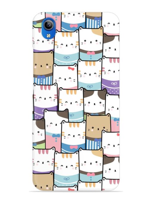 Cute Adorable Cat Snap Case for Vivo Y90