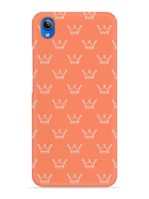 Hand Drawn Crown Snap Case for Vivo Y90