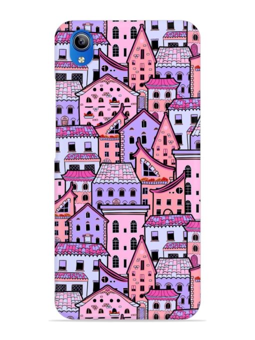 Seamless Pattern Houses Snap Case for Vivo Y90 Zapvi