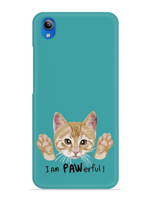 Typography Slogan Cat Snap Case for Vivo Y90