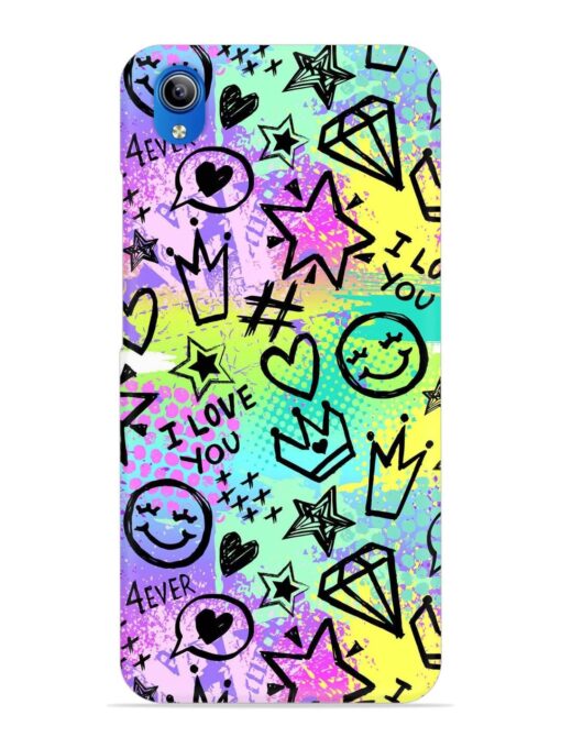 Bright Seamless Pattern Snap Case for Vivo Y90 Zapvi