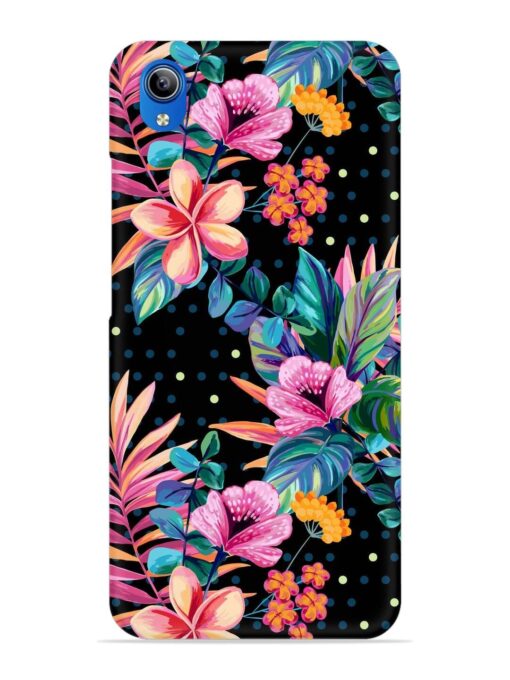 Seamless Floral Pattern Snap Case for Vivo Y90 Zapvi