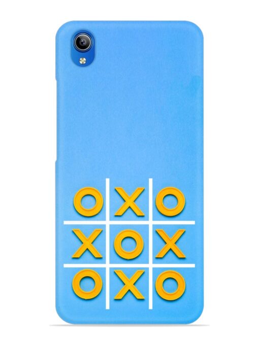 Yellow Plastic Crosses Snap Case for Vivo Y90 Zapvi