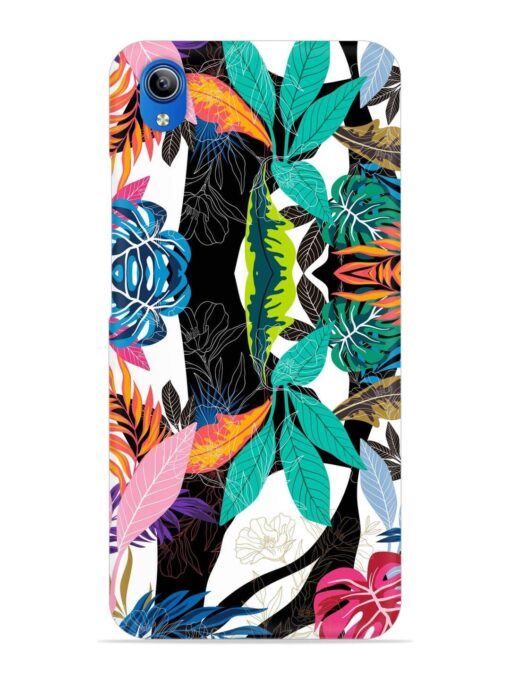 Floral Pattern Bright Snap Case for Vivo Y90 Zapvi