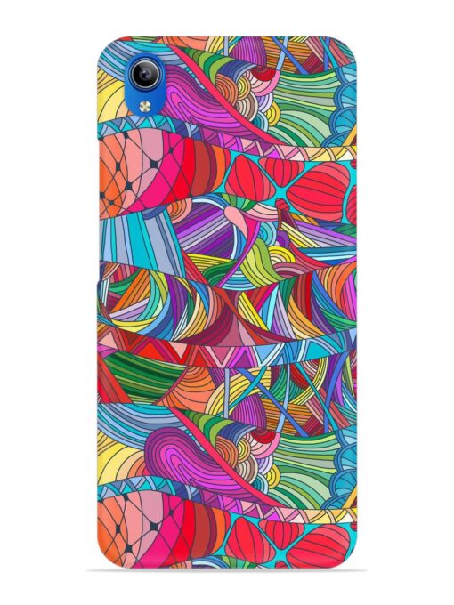 Seamless Patterns Hand Drawn Snap Case for Vivo Y90 Zapvi