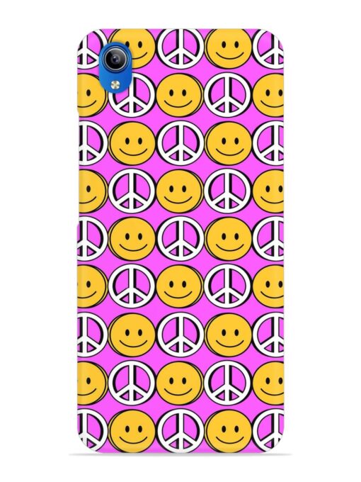 Smiley Face Peace Snap Case for Vivo Y90