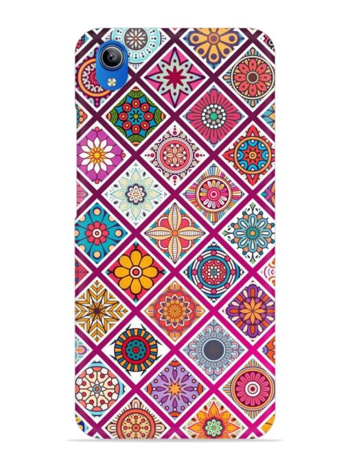 Seamless Tile Pattern Snap Case for Vivo Y90 Zapvi