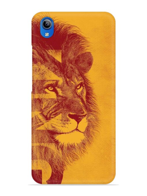 Gold Lion Crown Art Snap Case for Vivo Y90