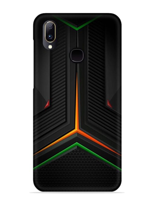 Orange Triangle Light Snap Case for Vivo Y91 Zapvi