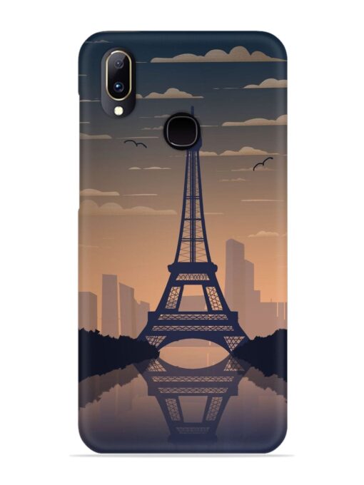 France Paris Eiffel Tower Gradient Snap Case for Vivo Y91 Zapvi