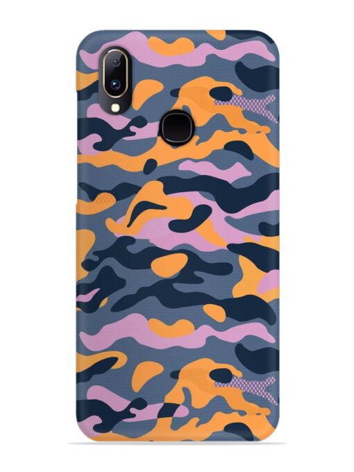 Camouflage Army Military English Orange Art Snap Case for Vivo Y91 Zapvi