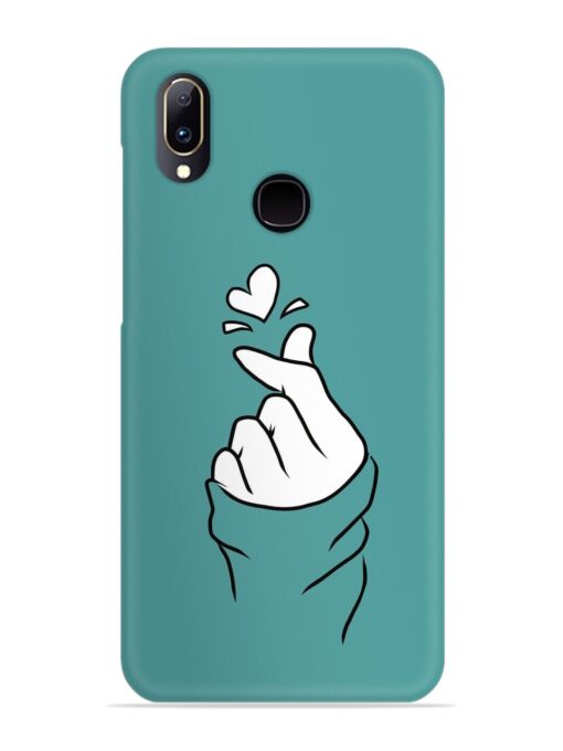 Korean Heart Sign Art Snap Case for Vivo Y91 Zapvi