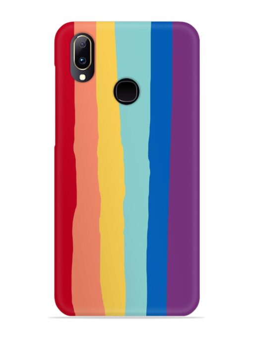 Rainbow Genuine Liquid Snap Case for Vivo Y91 Zapvi