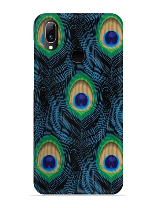 Seamless Pattern Peacock Snap Case for Vivo Y91 Zapvi