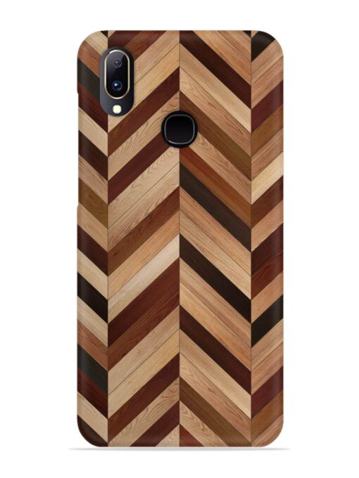 Seamless Wood Parquet Snap Case for Vivo Y91 Zapvi