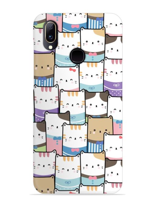 Cute Adorable Cat Snap Case for Vivo Y91 Zapvi