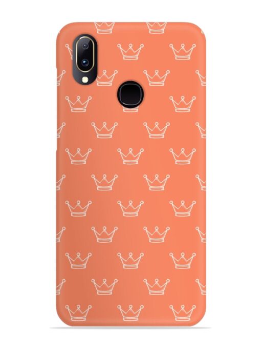 Hand Drawn Crown Snap Case for Vivo Y91 Zapvi