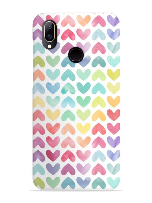 Seamless Colorful Watercolor Snap Case for Vivo Y91 Zapvi