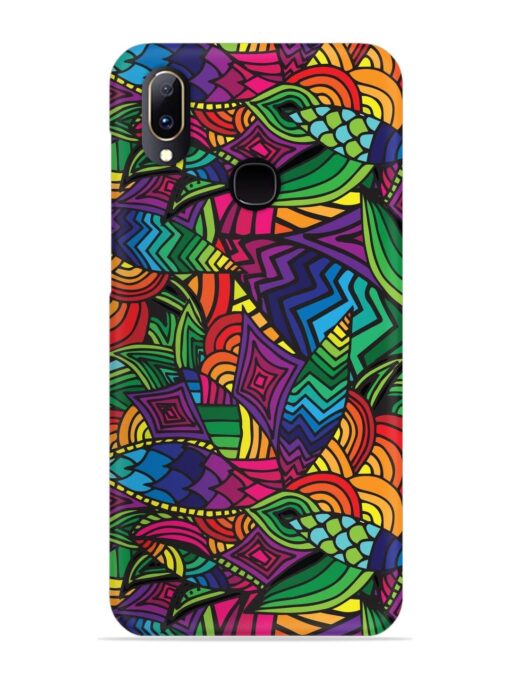 Abstract Multicolor Seamless Snap Case for Vivo Y91 Zapvi