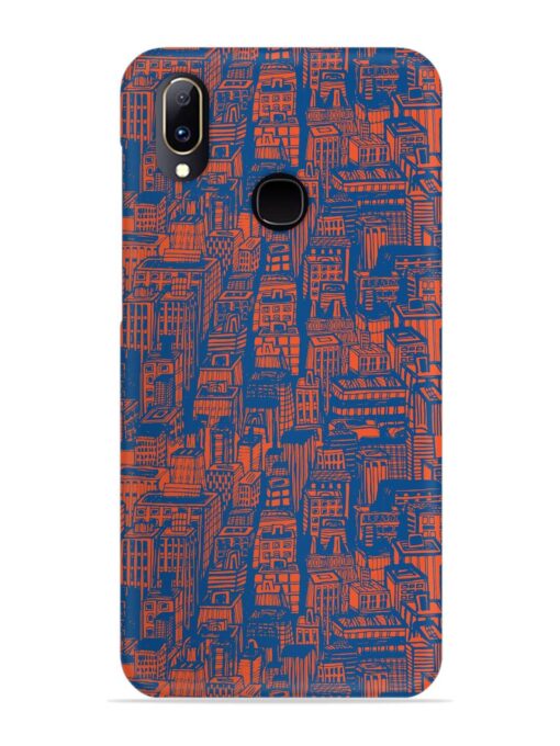 Hand Drawn Seamless Snap Case for Vivo Y91 Zapvi