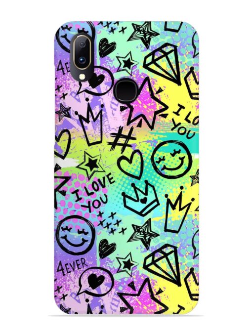 Bright Seamless Pattern Snap Case for Vivo Y91 Zapvi