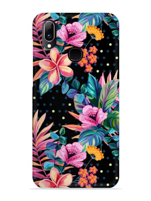 Seamless Floral Pattern Snap Case for Vivo Y91 Zapvi